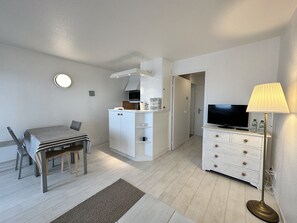 Nice living room with a TV