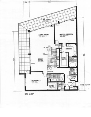 Key Colony Point Corner Condo Floor-plan