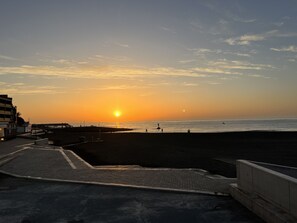 Utsikt mot havet/stranden