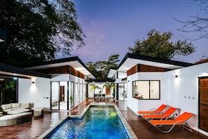 Casa Amuga at sunset time