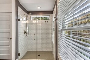 Spacious Walk-In Shower in Master Bathroom