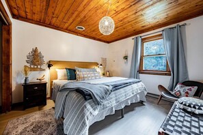 Bedroom with king bed