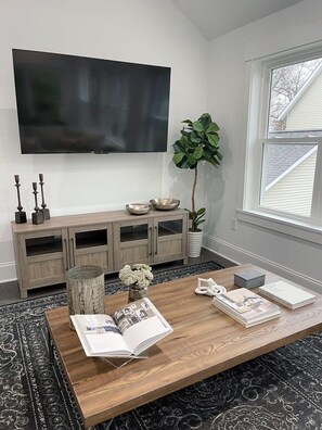 Cozy Corners and Captivating Shows: Where Comfort Meets Entertainment in Our Living Room Retreat. ✨ #HomeSweetLiving