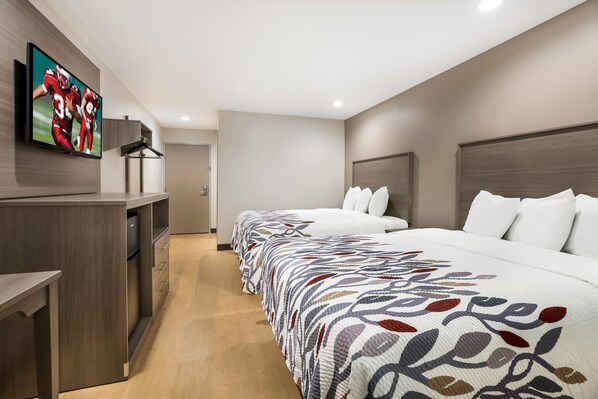 2 Queen beds