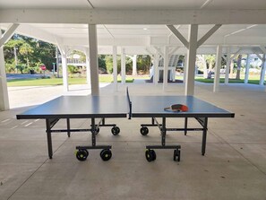Carport Area with Ping Pong Table