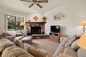 Step inside to a cozy living area