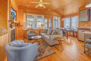 Surf or Sound Realty - 1077 - Sands of Tide - Great Room -1