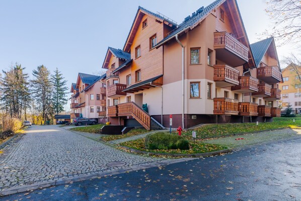 Overnatningsstedets facade