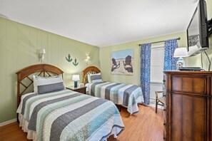 The kiddos will jump for joy to have a place of their own at the beach.