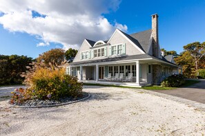 Striking front entrance 