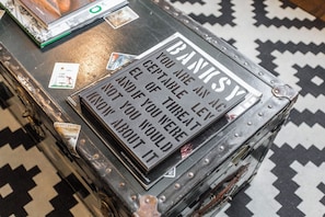 Close view of memory box