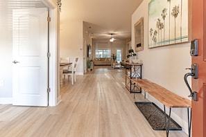 Entry way with updated waterproof floors