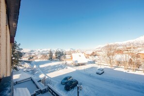 Vue depuis lâhĂ©bergement