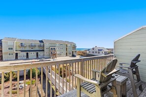 Enjoy ocean views from the back Top-Level Deck!