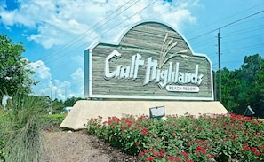 Entrance to Gulf Highlands Beach Resort