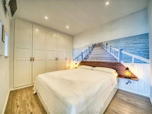 Schlafzimmer mit TV