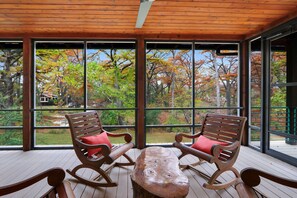 Enjoy the outdoors from inside the garden room