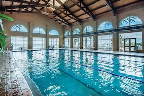 Huge indoor pool