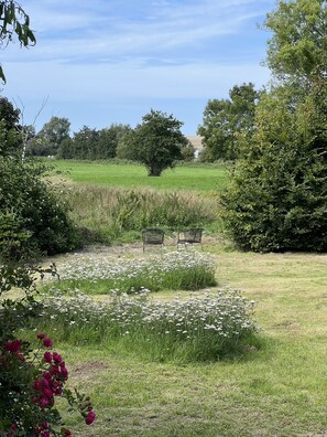 Blick von der Terrasse Haus BUG