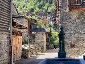 Fountain in the streets of the hamlet