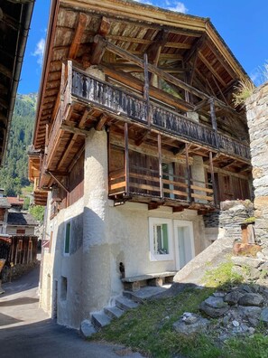 exterior of the chalet