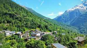 View of the valley in summer