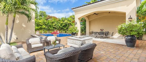 Welcome to The Kahala Mansion outdoor living spaces that define your stay.