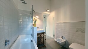 spacious bathroom