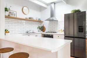 The fridge will handle all your catering needs.  Ice and water are on on hand.