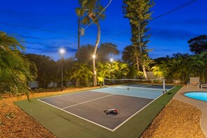 Lighted Pickleball Court
