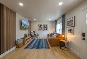 This living room is a perfect blend of comfort and style