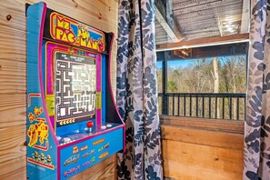 Test your skills on a game of Ms. Pac Man