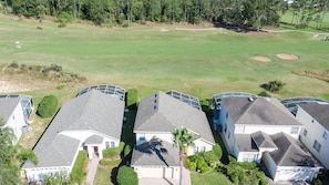 Fairway views from the pool area