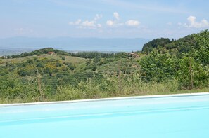 The view from the swimming pool