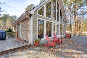 Back Deck | Gas Grill | Seating Area