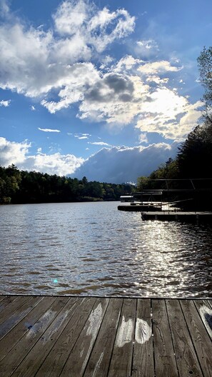 View from the dock