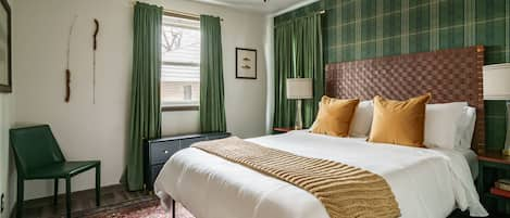 Old School Glam Bedroom 1 with ceiling fan, and elegant dresser