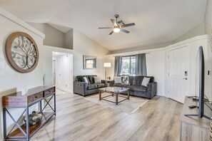 Living Room | Main Floor | Smart TV | Ceiling Fans