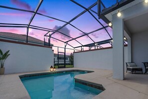 And you have your own private pool to relay and enjoy family time after a long day! It can be heated upon request and it is fully fenced with a removable fence to protect your little ones. 