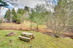 Yard | Fire Pit | Gas Grill | Creek View