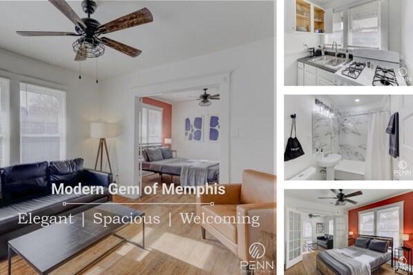A modern gem in Memphis—elegant, spacious, and welcoming for your stay.