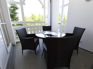 Balkon mit Aussicht