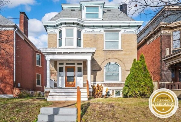 Your ABODE Awaits!  Experience the epitome of style and sophistication in this exquisite two-story brick house!  The front porch beckons you to relax and indulge in the tranquil surroundings. #HomeInspiration #ArchitectureLovers #TimelessBeauty