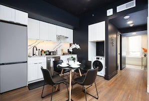 Refrigerator, Washer Dryer, Oven, Coffee Machine