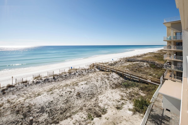 Views of The Gulf of Mexico from the balcony