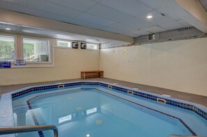 Large indoor hot tub and a pool too