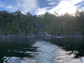 View of house from water