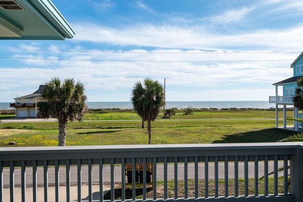 Ocean view from the deck.