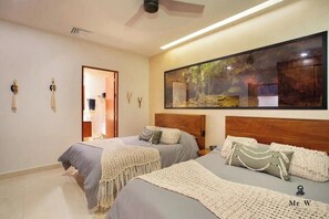 Relax in style in this well-appointed bedroom.