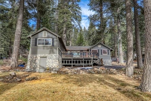 View of the front of the house from the highway.